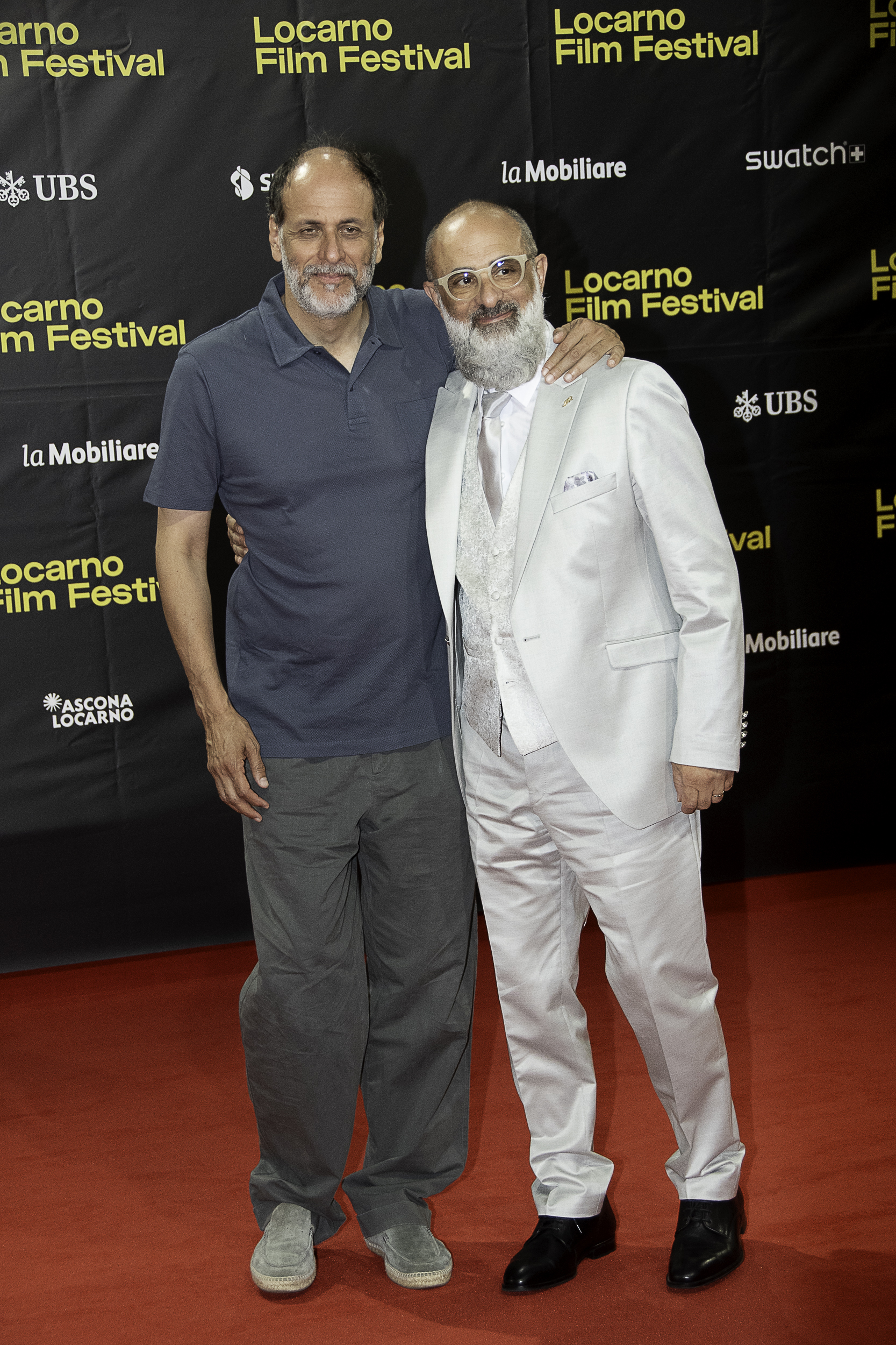 — suisse locarno cinema 79th locarno film festival 07 08 2026 luca guadagnino and giona nazzaro
